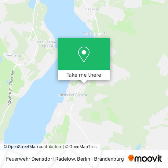 Feuerwehr Diensdorf Radelow map