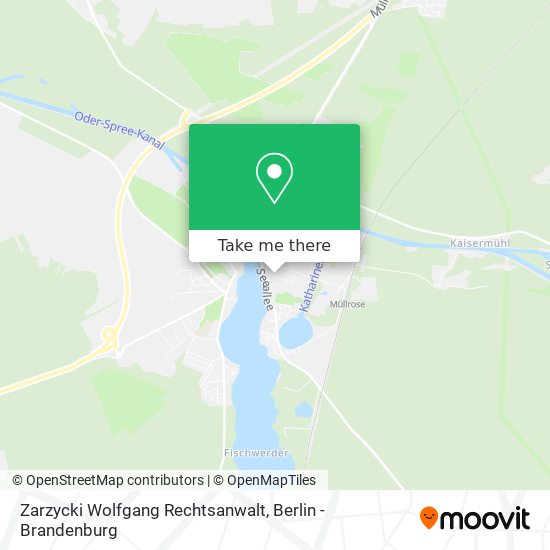 Zarzycki Wolfgang Rechtsanwalt map