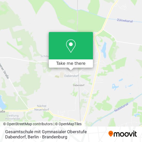 Gesamtschule mit Gymnasialer Oberstufe Dabendorf map