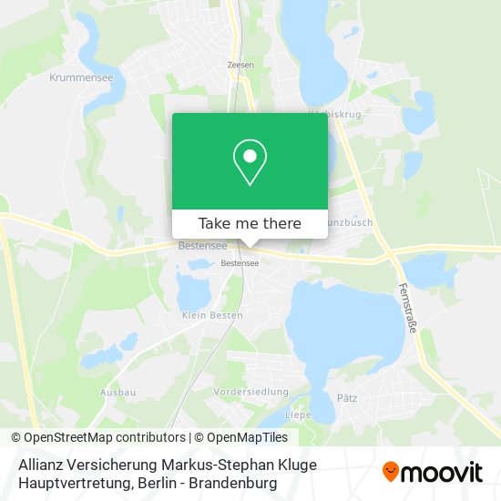 Allianz Versicherung Markus-Stephan Kluge Hauptvertretung map