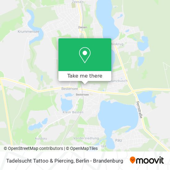 Tadelsucht Tattoo & Piercing map