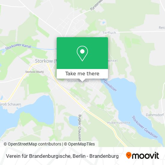 Verein für Brandenburgische map