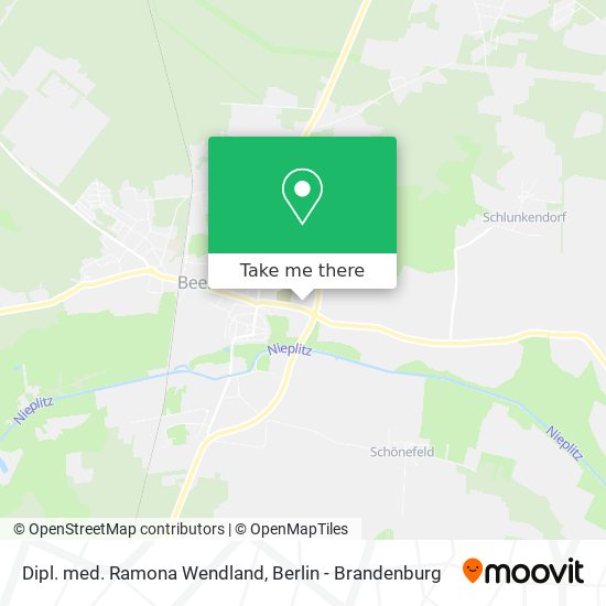 Dipl. med. Ramona Wendland map