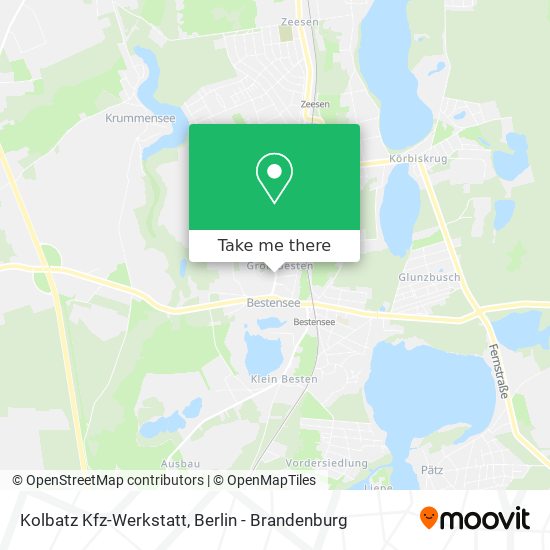 Карта Kolbatz Kfz-Werkstatt
