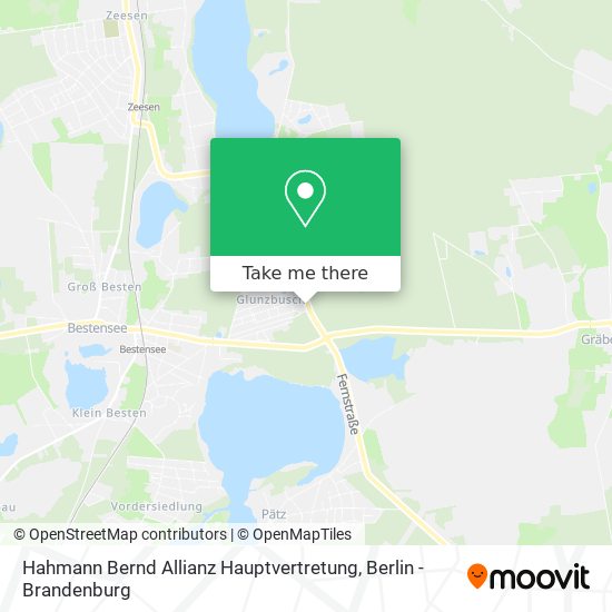 Hahmann Bernd Allianz Hauptvertretung map