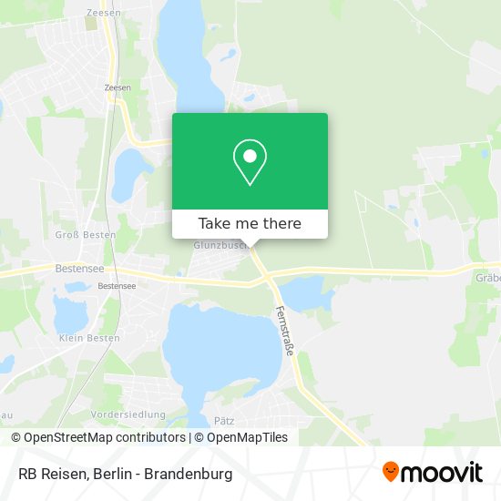 RB Reisen map