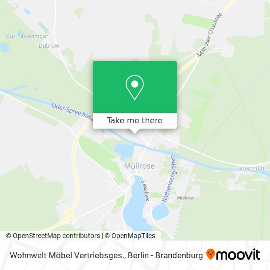 Wohnwelt Möbel Vertriebsges. map