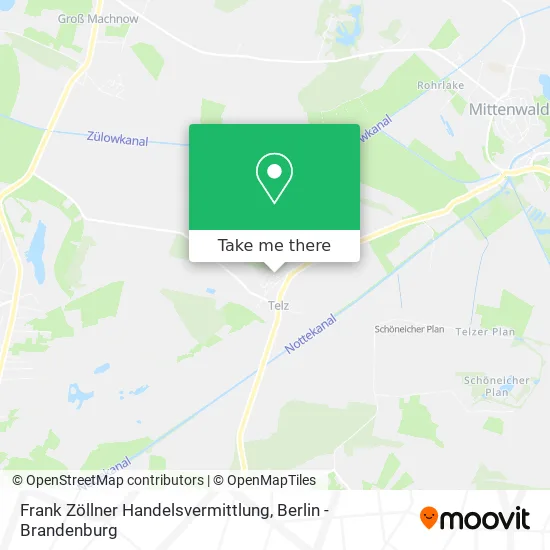 Карта Frank Zöllner Handelsvermittlung