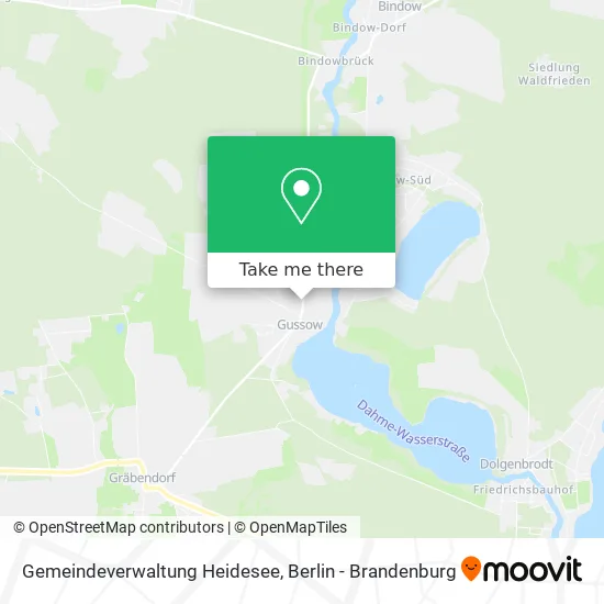 Карта Gemeindeverwaltung Heidesee