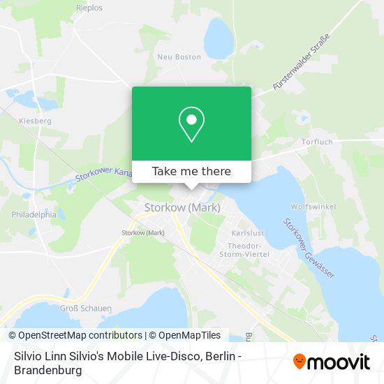 Silvio Linn Silvio's Mobile Live-Disco map