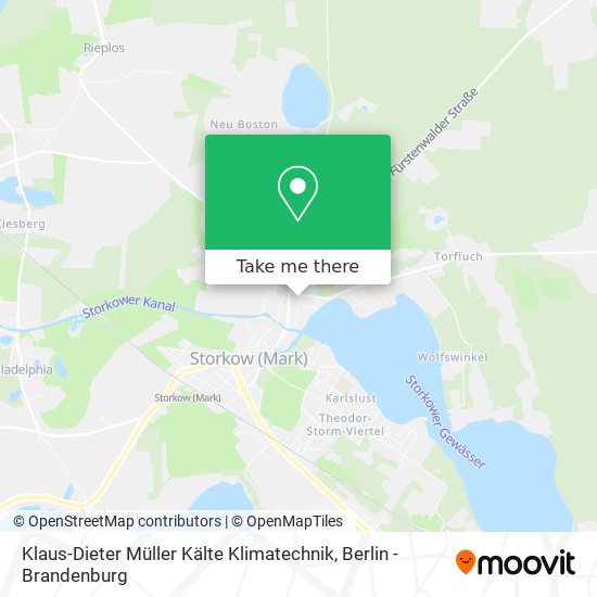 Klaus-Dieter Müller Kälte Klimatechnik map