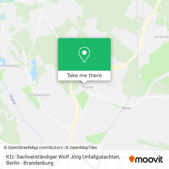 Kfz.-Sachverständiger Wolf Jörg Unfallgutachten map