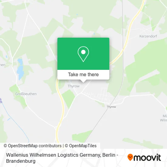 Карта Wallenius Wilhelmsen Logistics Germany