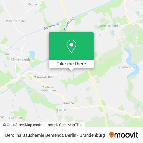 Berolina Bauchemie Behrendt map