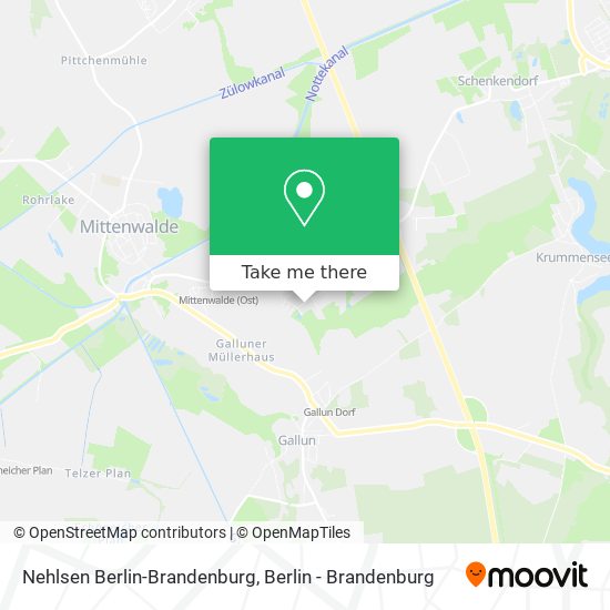 Карта Nehlsen Berlin-Brandenburg