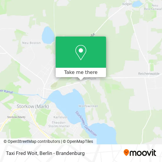 Карта Taxi Fred Woit