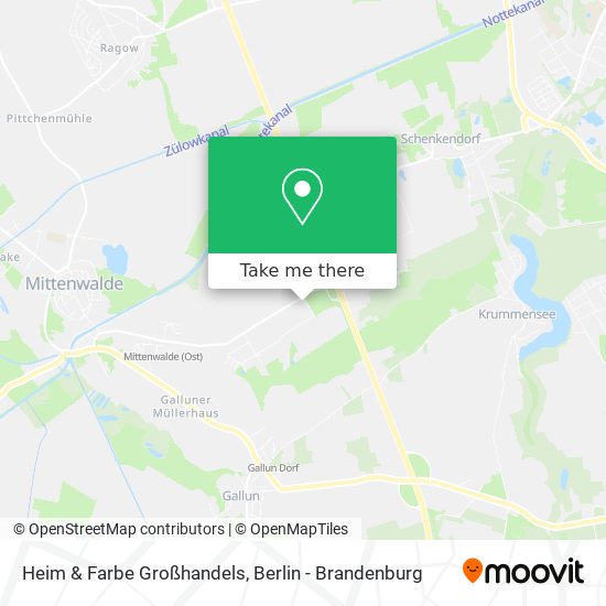 Heim & Farbe Großhandels map