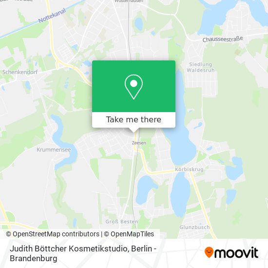 Карта Judith Böttcher Kosmetikstudio
