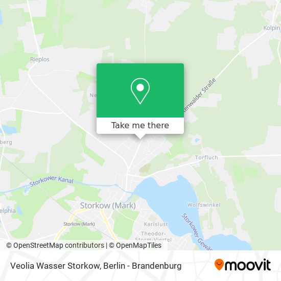 Veolia Wasser Storkow map