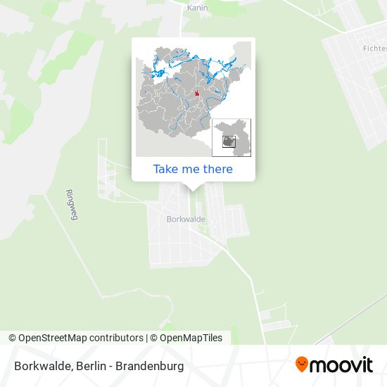 Карта Borkwalde