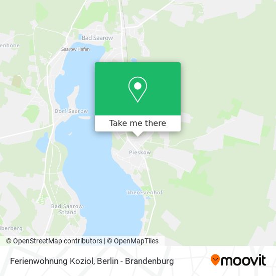 Ferienwohnung Koziol map