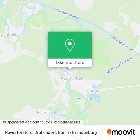 Revierförsterei Drahendorf map