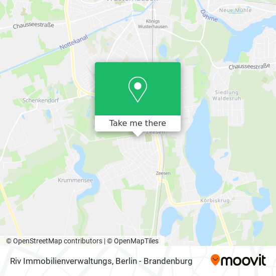 Riv Immobilienverwaltungs map