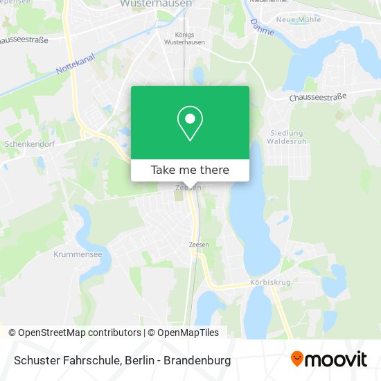 Schuster Fahrschule map