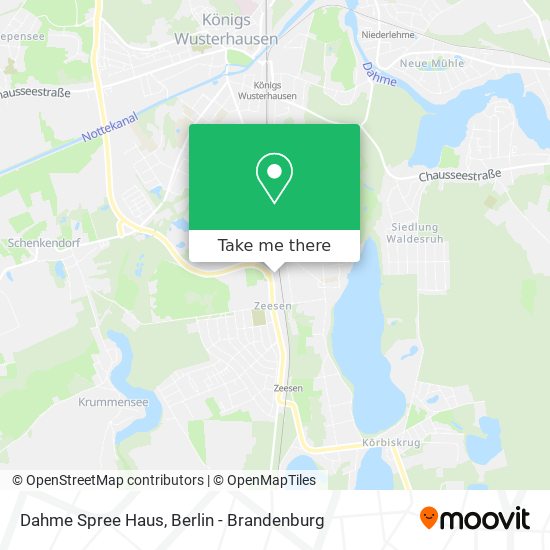 Dahme Spree Haus map