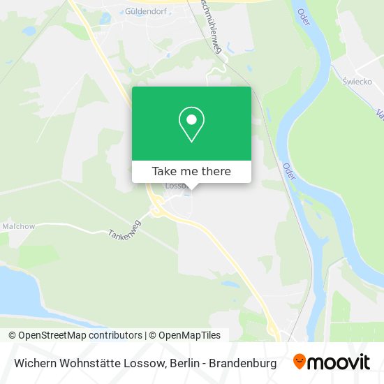 Wichern Wohnstätte Lossow map