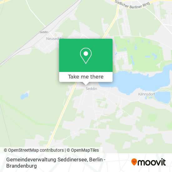Карта Gemeindeverwaltung Seddinersee