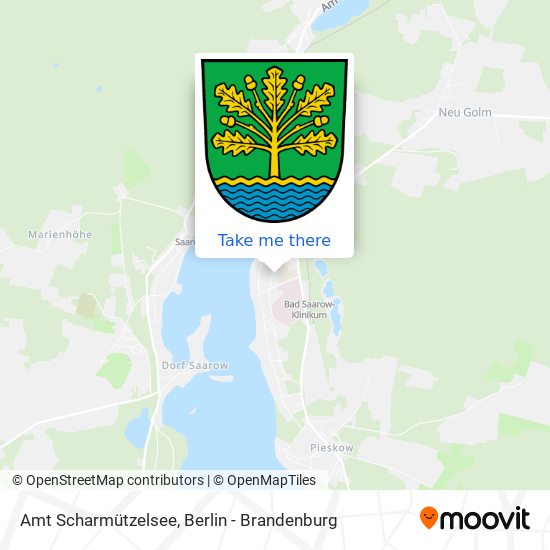 Amt Scharmützelsee map