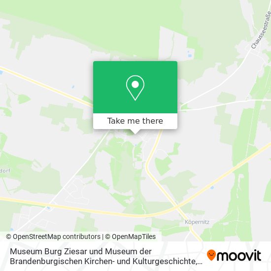 Карта Museum Burg Ziesar und Museum der Brandenburgischen Kirchen- und Kulturgeschichte