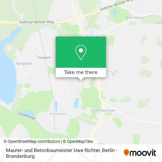 Карта Maurer- und Betonbaumeister Uwe Richter