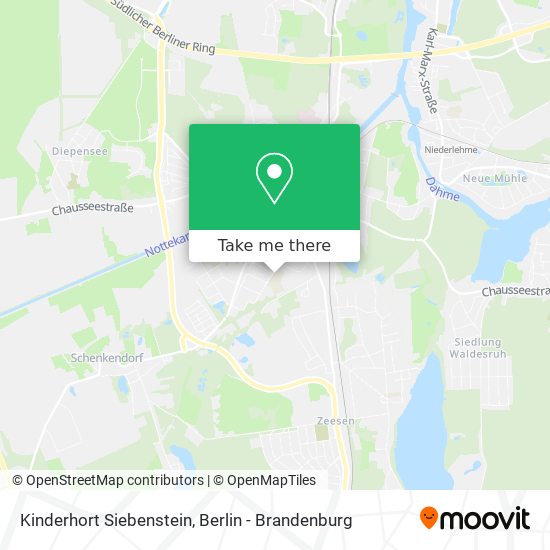 Kinderhort Siebenstein map