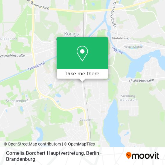 Cornelia Borchert Hauptvertretung map