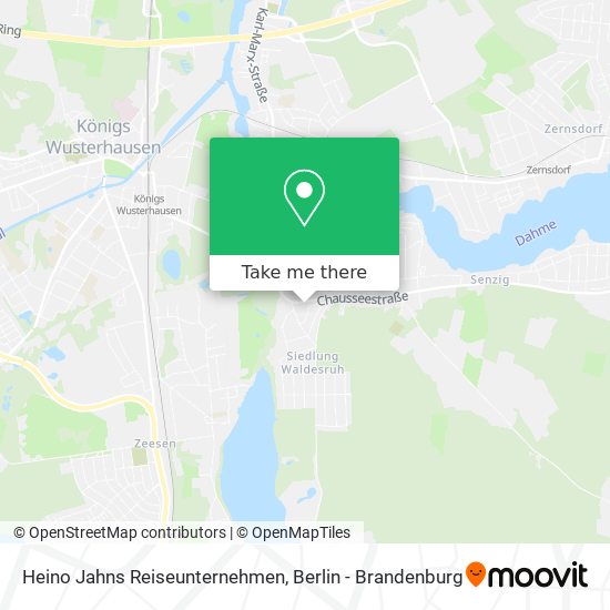 Heino Jahns Reiseunternehmen map