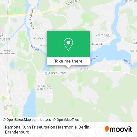 Карта Ramona Kühn Friseursalon Haarmonie