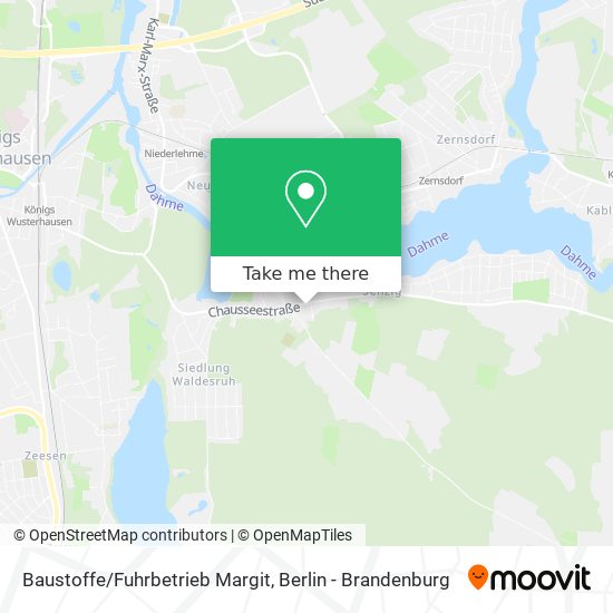 Карта Baustoffe/Fuhrbetrieb Margit