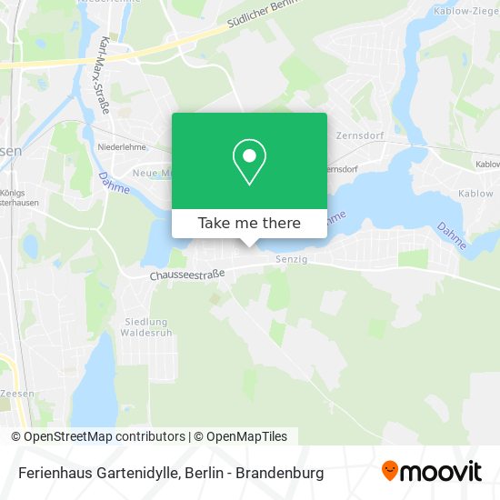 Карта Ferienhaus Gartenidylle