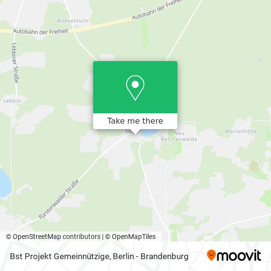 Bst Projekt Gemeinnützige map