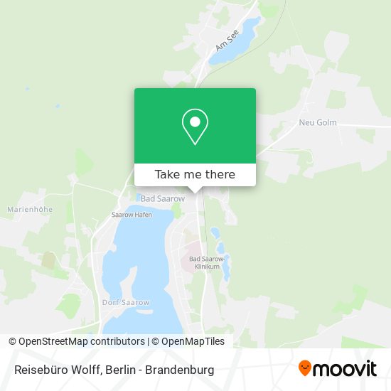 Карта Reisebüro Wolff