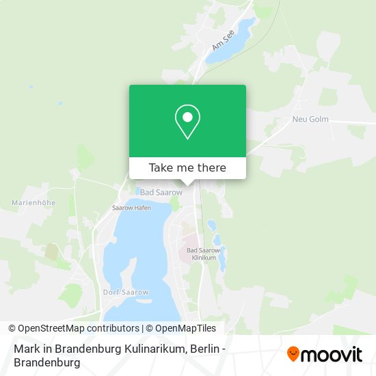 Карта Mark in Brandenburg Kulinarikum