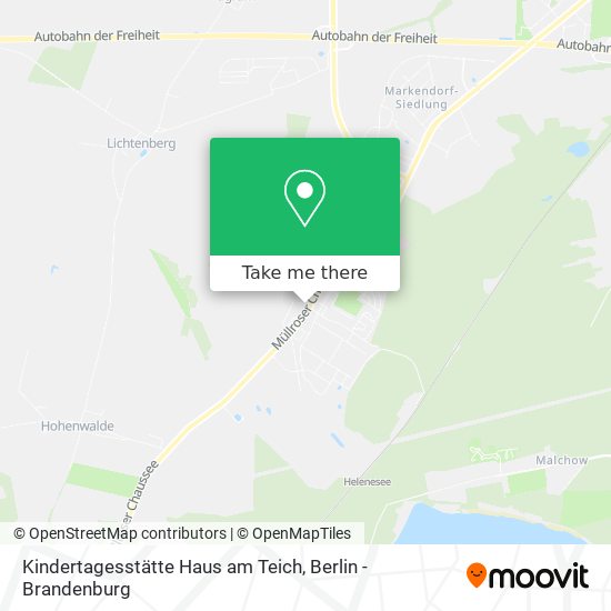 Kindertagesstätte Haus am Teich map