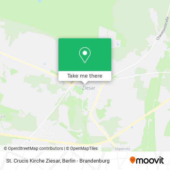 St. Crucis Kirche Ziesar map