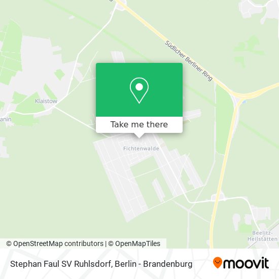 Stephan Faul SV Ruhlsdorf map