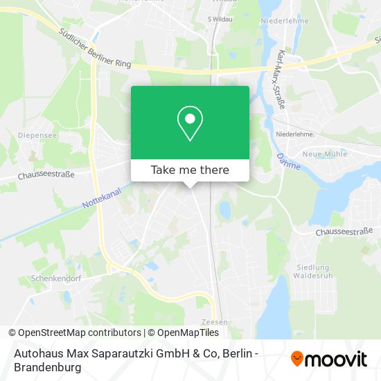 Карта Autohaus Max Saparautzki GmbH & Co