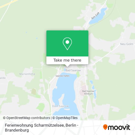 Ferienwohnung Scharmützelsee map