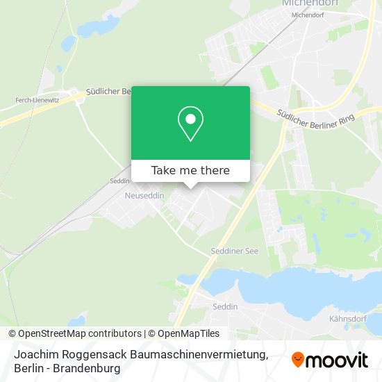 Карта Joachim Roggensack Baumaschinenvermietung
