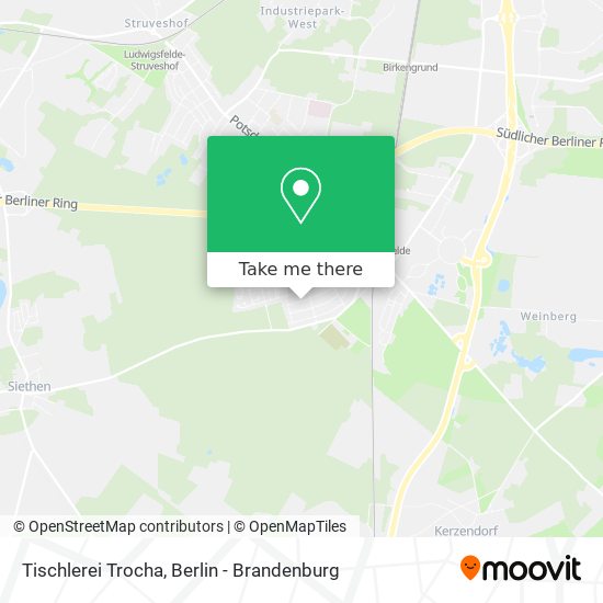Tischlerei Trocha map